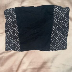 Pink sports tube top